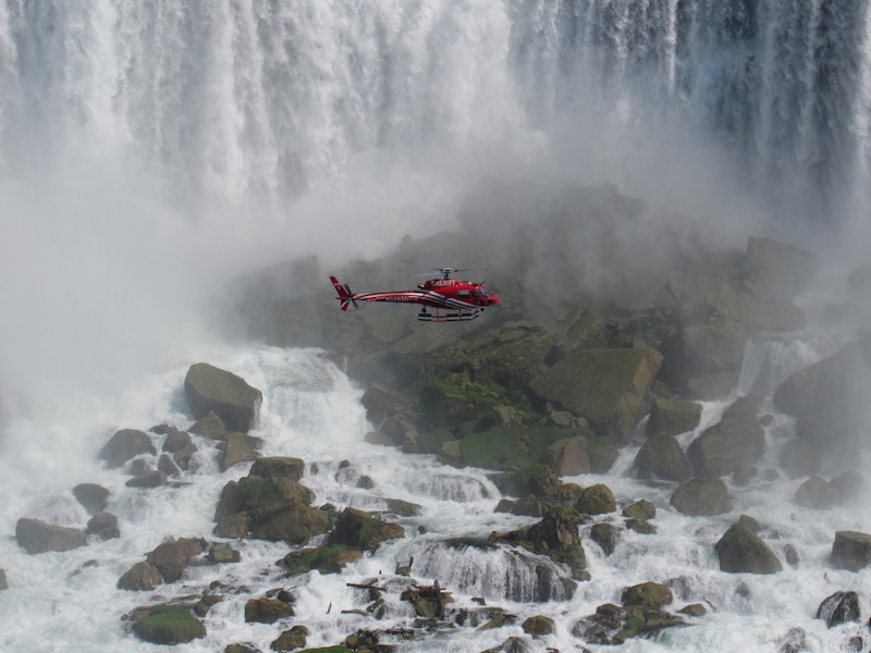 Helicopter rides are a great Niagara Falls tour