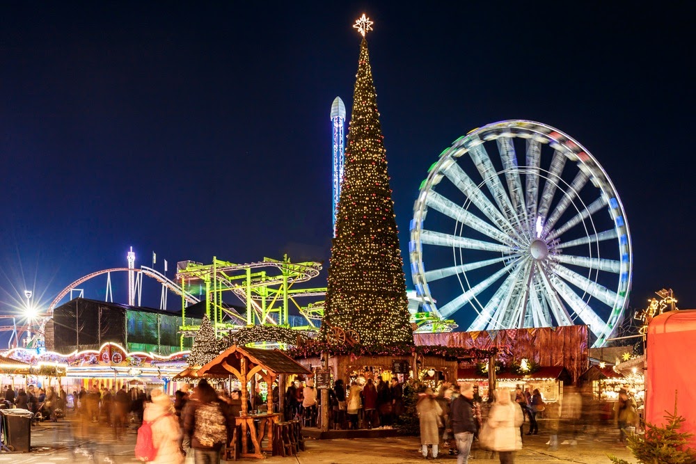 Winter Wonderland at Hyde Park, one of the top Christmas markets in London.