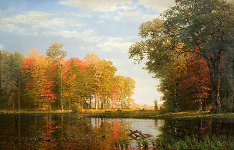 Albert Bierstadt, Autumn Woods, 1886.
