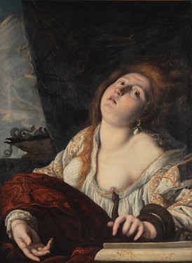 15. Domenico Fetti, The Suicide of Cleopatra, c. 1613, Oil on canvas, Courtesy of Collection Lemme, Palazzo Chigi, Ariccia.