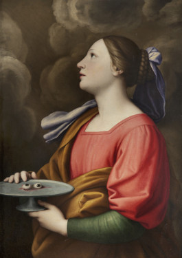 11. Giovan Battista Salvi, called Il Sassoferrato , Saint Lucy, 1630-40, Oil on canvas, Courtesy of Collection Fagiolo, Palazzo Chigi, Ariccia.