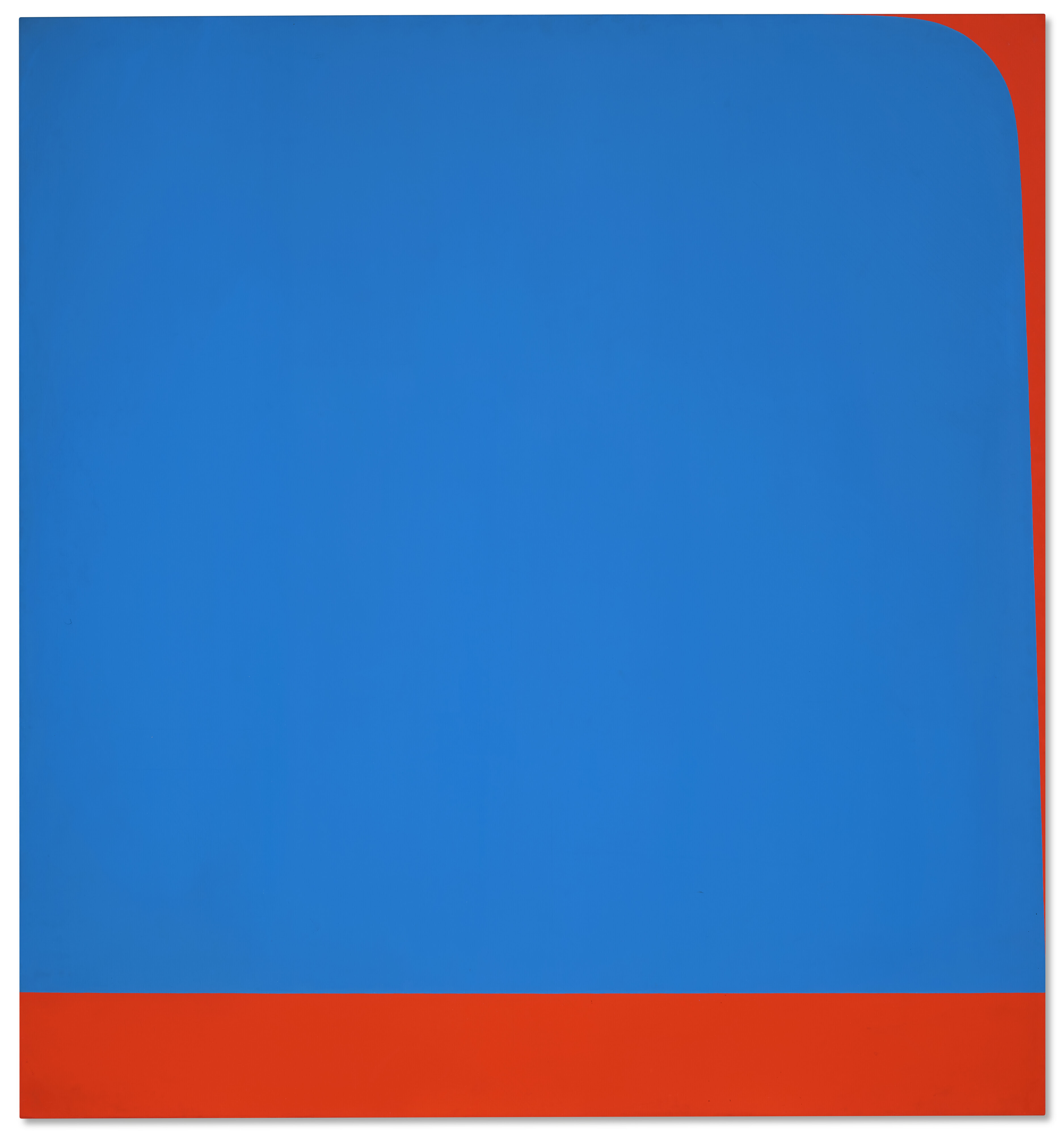Ellsworth Kelly (1923–2015) Blue Red-Orange oil on canvas 75 x 69¾ in. (190.5 x 177.2 cm.) Painted in 1964-1965. Estimate: $3,000,000-5,000,000